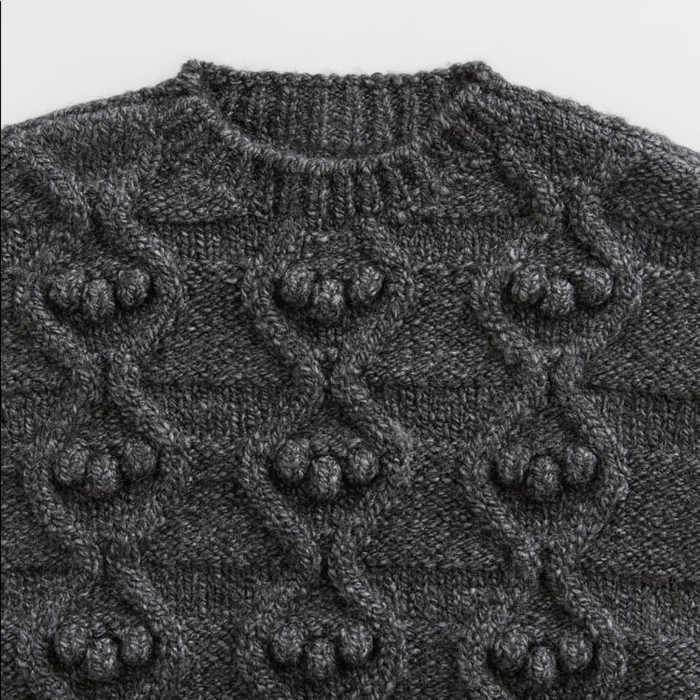 Kids Knit Poncho